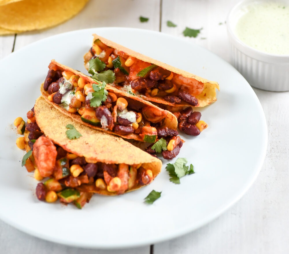 Taco met kidneybonen